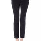 Black Polyester Women Pants - SEHABRANDS