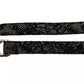 Black Wool Women Belt - SEHABRANDS