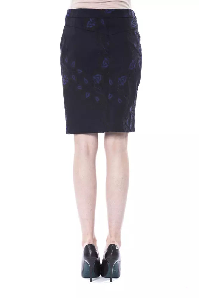 Black Cotton Women Skirt - SEHABRANDS