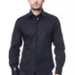 Blue Cotton Men Shirt - SEHABRANDS