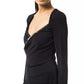 Black Viscose Women Top - SEHABRANDS