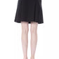 Black Polyester Women Skirt - SEHABRANDS