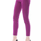 Purple Polyester Women Pants - SEHABRANDS