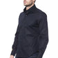 Blue Cotton Men Shirt - SEHABRANDS