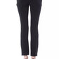 Black Polyester Women Pants - SEHABRANDS