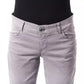 Gray Cotton Women Pants - SEHABRANDS