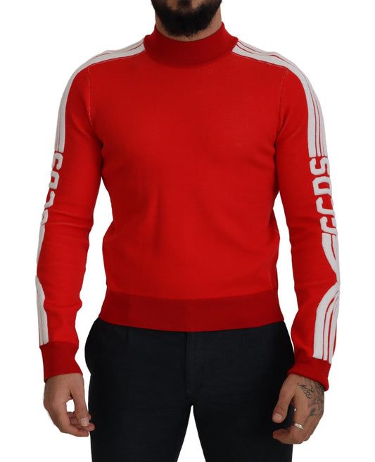 Elegant Red Pullover Sweater for Men - SEHABRANDS