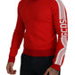 Elegant Red Pullover Sweater for Men - SEHABRANDS