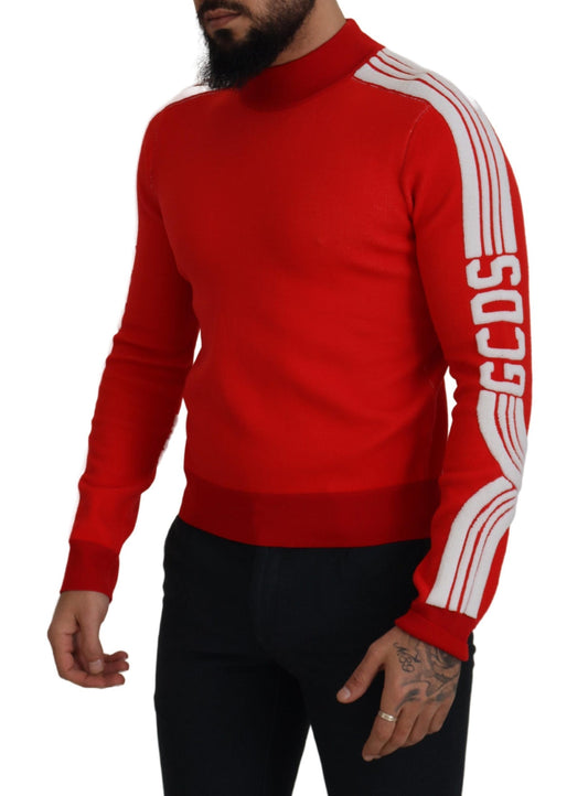 Elegant Red Pullover Sweater for Men - SEHABRANDS