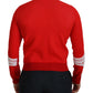 Elegant Red Pullover Sweater for Men - SEHABRANDS