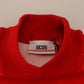 Elegant Red Pullover Sweater for Men - SEHABRANDS