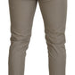 Dolce & Gabbana Stunning Beige Italian Cotton Trousers