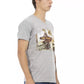 Gray Cotton Men T-Shirt - SEHABRANDS