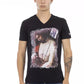 Black Cotton Men T-Shirt - SEHABRANDS