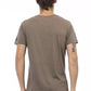 Brown Cotton Men T-Shirt - SEHABRANDS