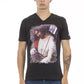 Black Cotton Men T-Shirt - SEHABRANDS