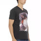 Black Cotton Men T-Shirt - SEHABRANDS