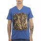 Blue Cotton Men T-Shirt - SEHABRANDS