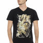 Black Cotton Men T-Shirt - SEHABRANDS