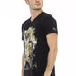 Black Cotton Men T-Shirt - SEHABRANDS