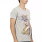 Gray Cotton Men T-Shirt - SEHABRANDS