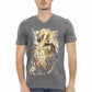 Gray Cotton Men's T-Shirt - SEHABRANDS