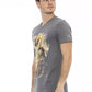 Gray Cotton Men's T-Shirt - SEHABRANDS