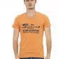 Orange Cotton Men T-Shirt - SEHABRANDS