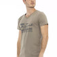 Brown Cotton Men T-Shirt - SEHABRANDS