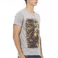 Gray Cotton Men T-Shirt - SEHABRANDS