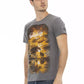 Gray Cotton Men T-Shirt - SEHABRANDS