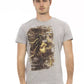 Gray Cotton Men T-Shirt - SEHABRANDS