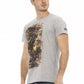 Gray Cotton Men T-Shirt - SEHABRANDS