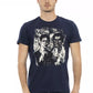 Blue Cotton Men T-Shirt - SEHABRANDS