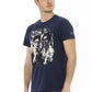 Blue Cotton Men T-Shirt - SEHABRANDS