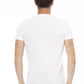 White Cotton Men's V-Neck T-Shirt - SEHABRANDS