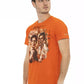 Orange Cotton Men T-Shirt - SEHABRANDS