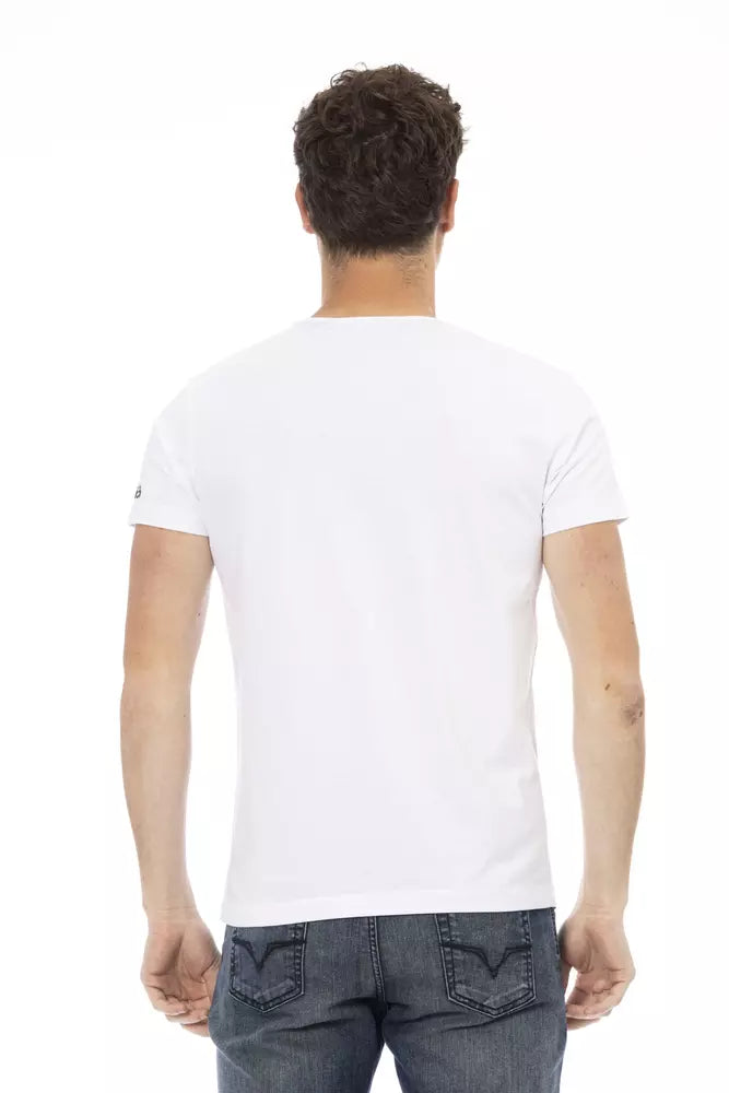 White Cotton Men TShirt - SEHABRANDS