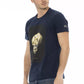 Blue Cotton Men T-Shirt - SEHABRANDS