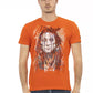 Orange Cotton Men T-Shirt - SEHABRANDS