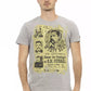 Gray Cotton Men T-Shirt - SEHABRANDS