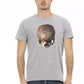 Gray Cotton Men T-Shirt - SEHABRANDS