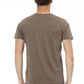 Brown Cotton Men T-Shirt - SEHABRANDS