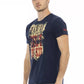 Blue Cotton Men T-Shirt - SEHABRANDS