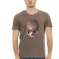 Brown Cotton Men T-Shirt - SEHABRANDS