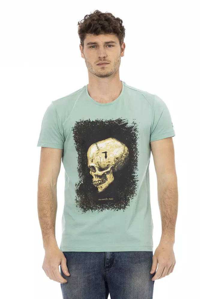 Green Cotton Men T-Shirt - SEHABRANDS