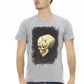 Gray Cotton Men T-Shirt - SEHABRANDS