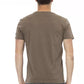 Brown Cotton Men T-Shirt - SEHABRANDS