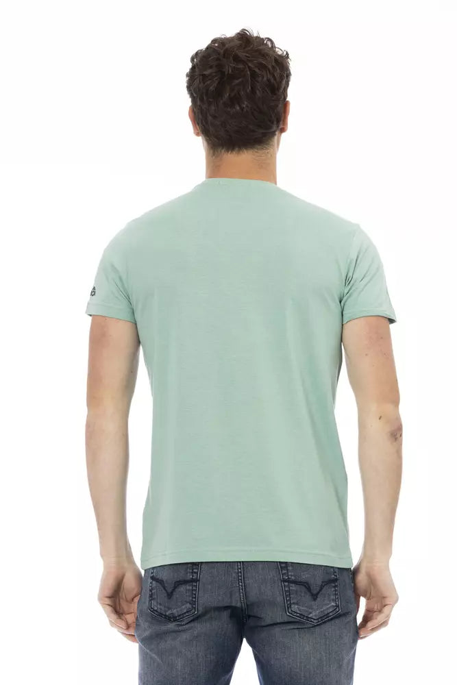 Green Cotton Men T-Shirt - SEHABRANDS