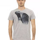 Gray Cotton Men T-Shirt - SEHABRANDS